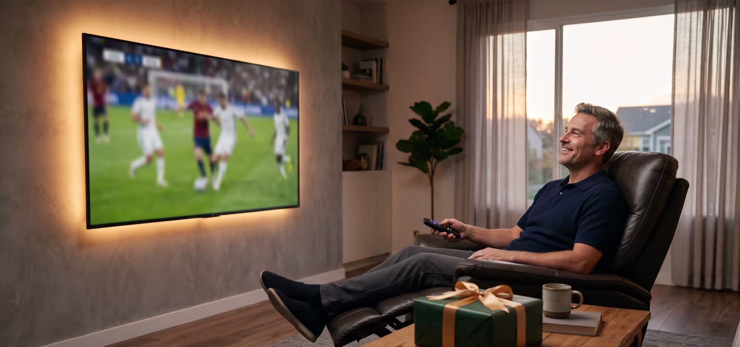 Father's Day TV gift, home theater gift ideas, best gifts for dads who like TV, Father's Day KC